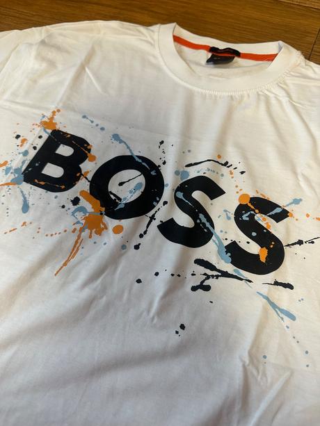 Biele pánske tričko boss, hugo boss,xl