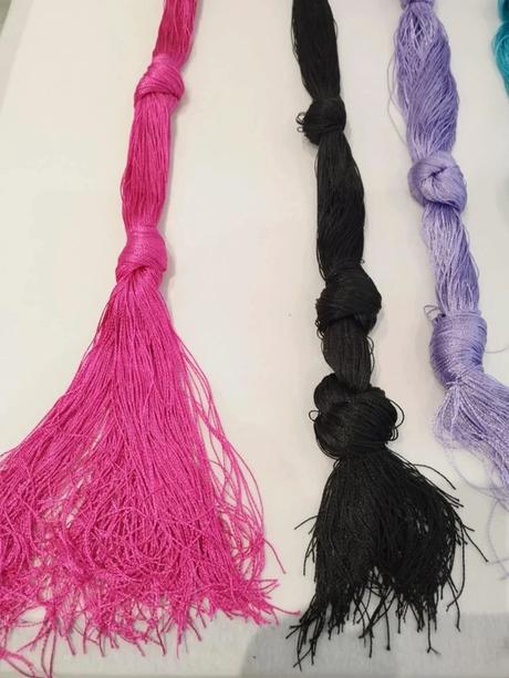 Závesy-zaclony šnurkové, 