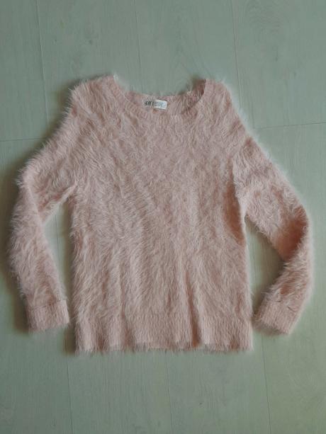 Teply chlpaty sveter, h&m,134