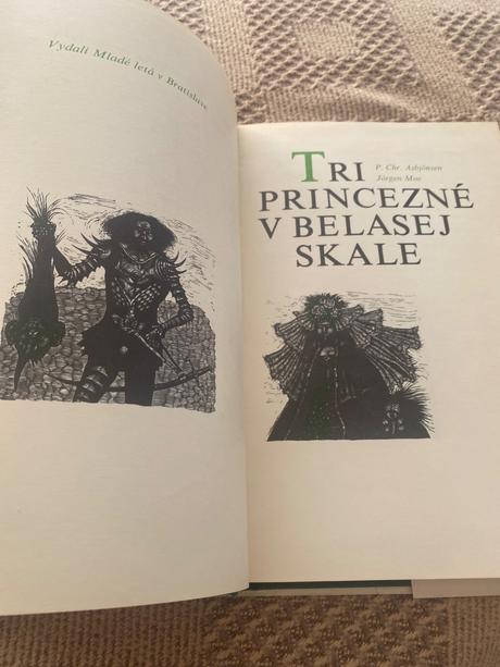 Nórske rozprávky tri princezné v belasej skale,