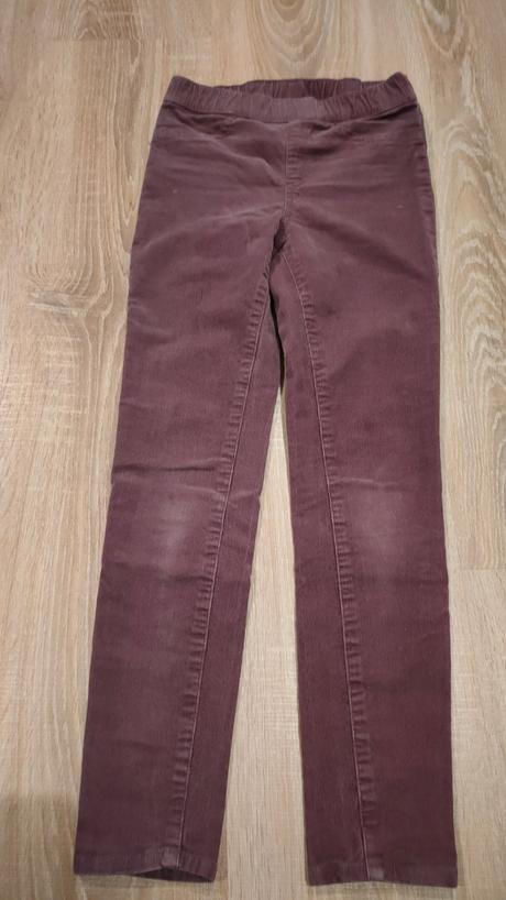 Menčestrové nohavice, h&m,128