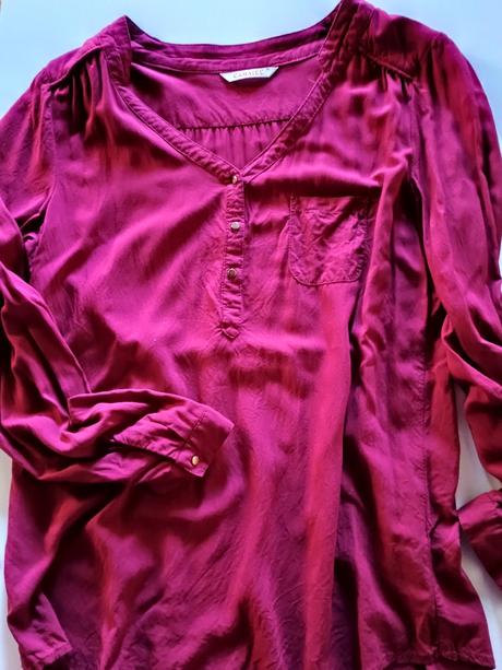 Bordový top, camaieu,s