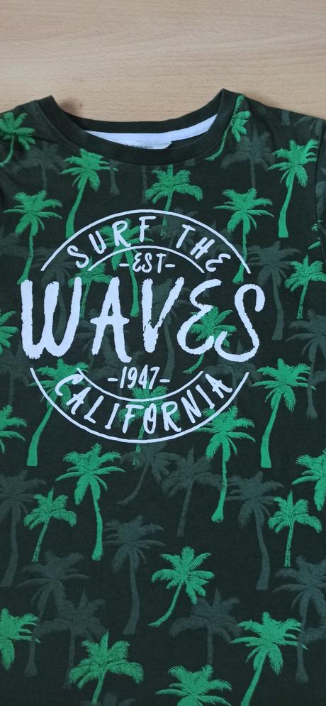 Tričko s palmami, h&m,134