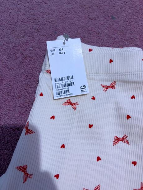Rebrované legíny, h&m,134