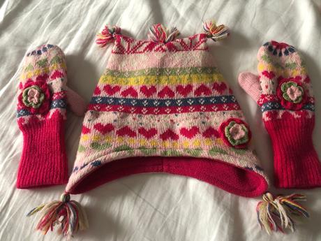 Ciapka a rukavice, h&m,104