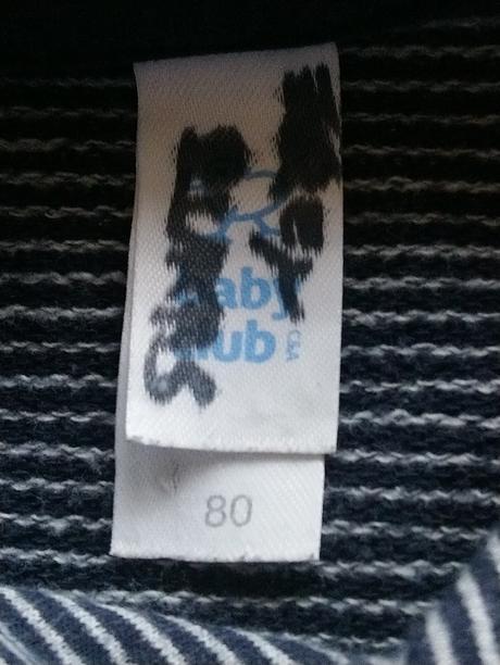Chlapčenská pásikavá mikina, baby club, baby club,80