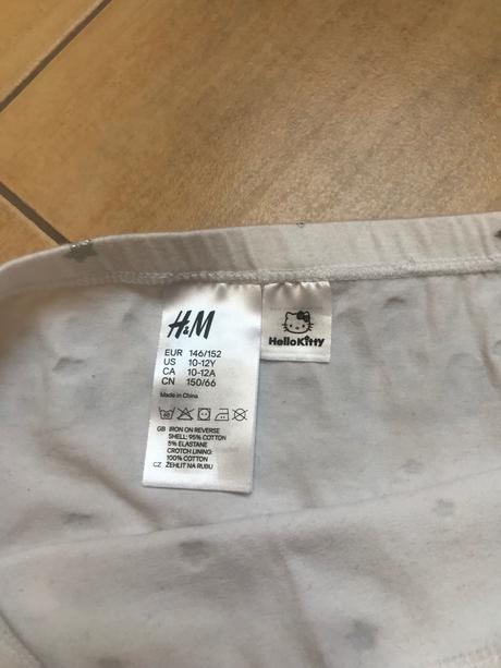 Nohavičky hello kitty 10-12r, h&m,146
