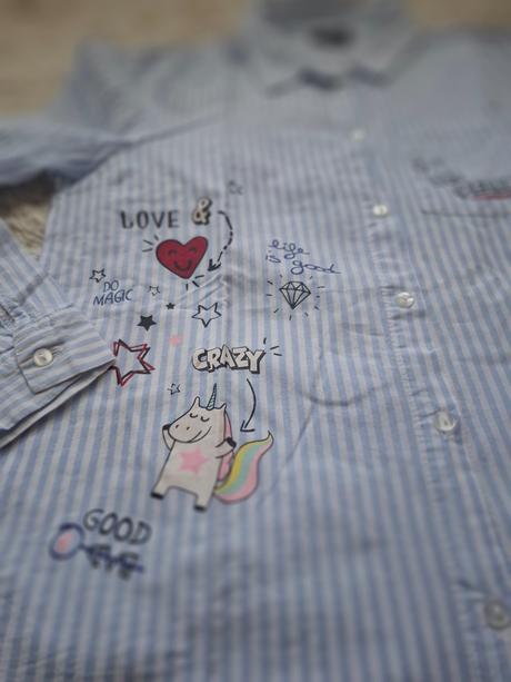 Košeľa s jednorožcom, takko,158