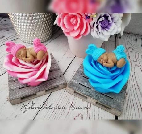 Voňavé mydielka bábätká,