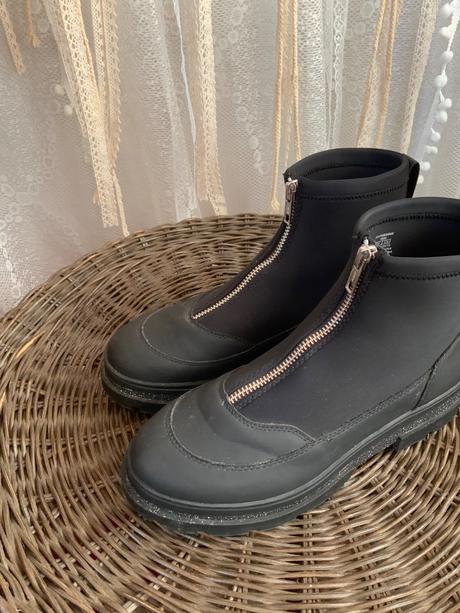 Zara čižmy na zips na platforme, zara,37