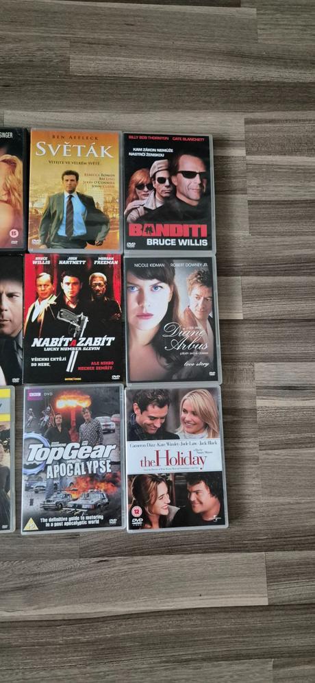 Rôzne filmové dvd,