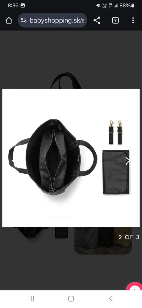 Taška na kočiar elodie, elodie details