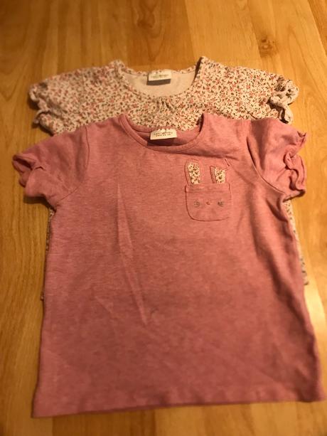 Next trička 4ks 12-18mes, next,92