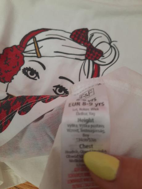 Dievčenské tričko, f&f,134