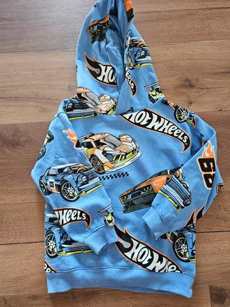 Hot wheels mikina, h&m,110