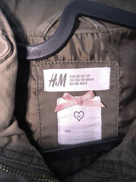 Prechodná parka veľ. 128 z h&m, h&m,128