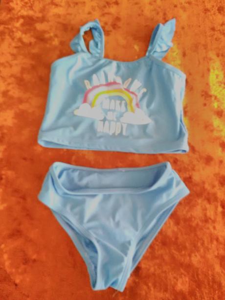 Dvojdielne plavky modré, 128