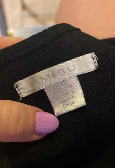 Čierny overal amisu, amisu,l