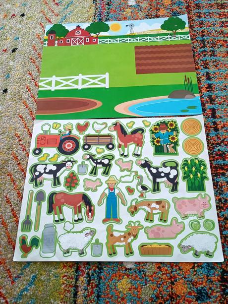 Znovupouzivatelne samolepky farma, 