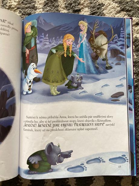 Ľadové kráľovstvo - polárna žiara zlatá kniha, 