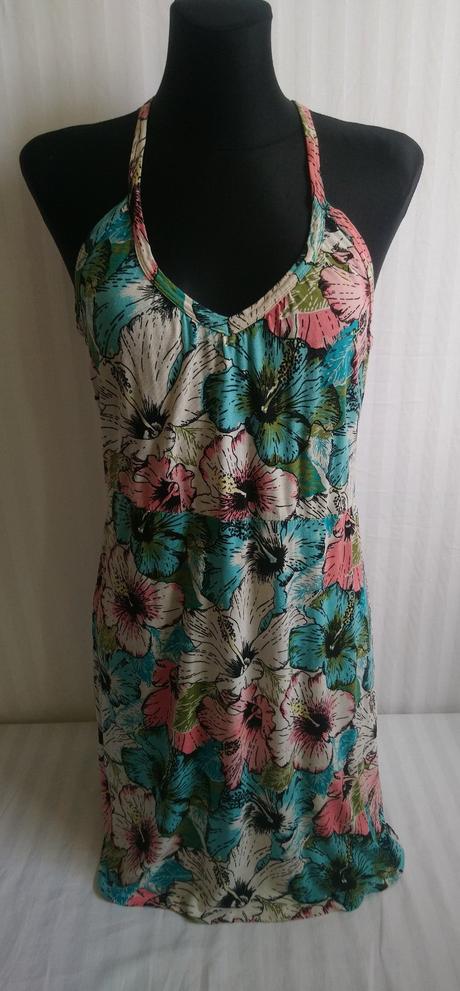 Dámske šaty na leto, farebný vzor, h&m, h&m,s
