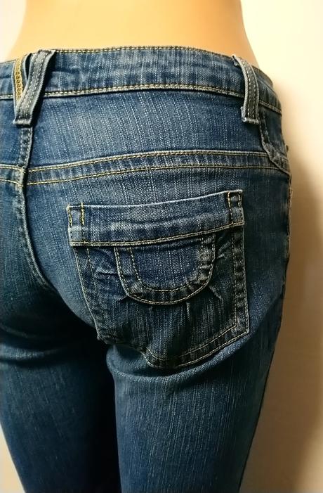 Dámske riflové elastické trištvrťáky, yessica, yessica,s