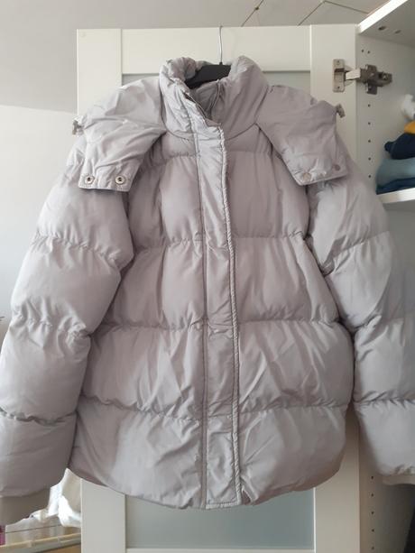 Zimna dievcenska siva vetrovka, 170