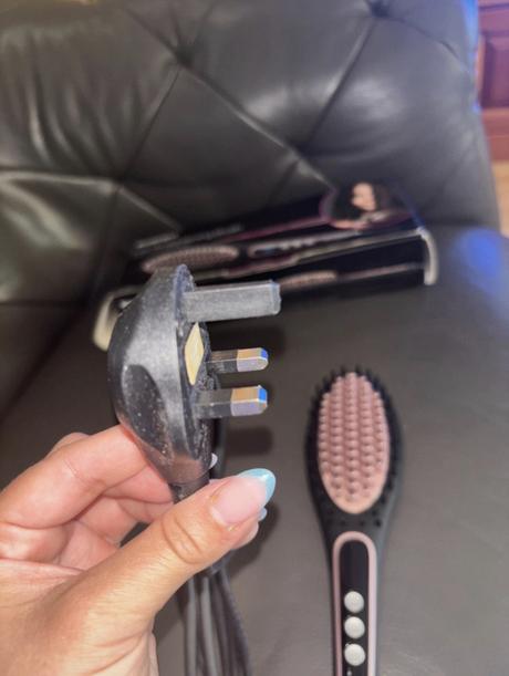 Silvercrest hair straightening brush,