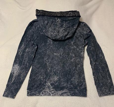 Modrosivá batikovaná tepláková súprava, m