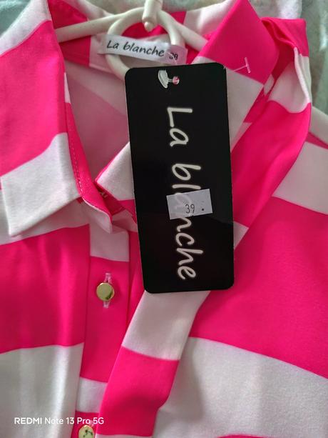 Predĺžená blúzka s opaskom, 38 / m