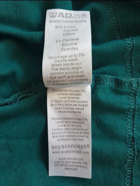 Dlhy bavlneny top tricko s krajkou m soyaconcept, m