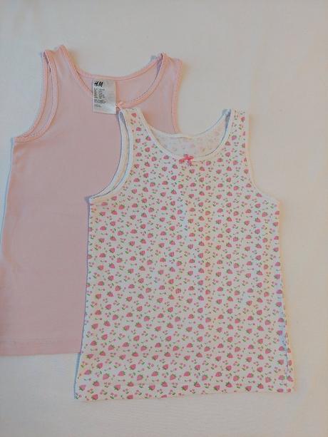 Dievčenské tielka 122/128, h&m,122