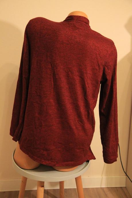 Červený kardigan, m, m