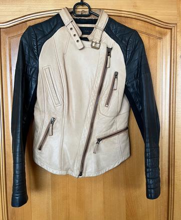 Kožená bunda zara basic, zara,xs