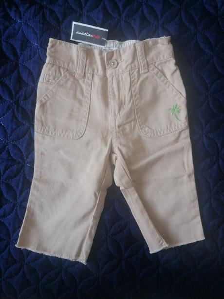 Nohavice letné dievčenské, 3/4 dĺžka, 2r., old navy,98