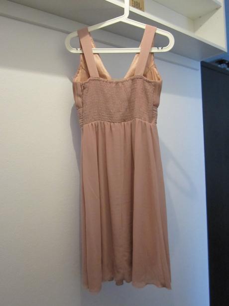 Spolocenske saty - staroruzova farba, 38