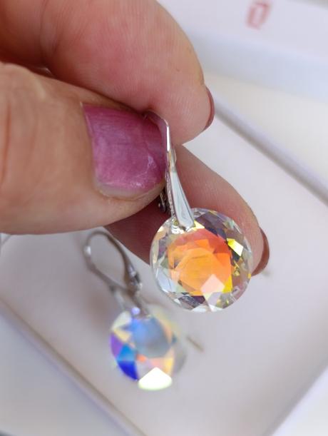 Náušnice swarovski,