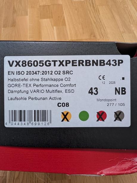 Goretexove zimne pracovne topanky, 43