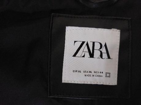 Koženková bunda zn. zara - unisex, zara,xl