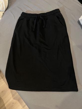 Tepláková sukňa, s