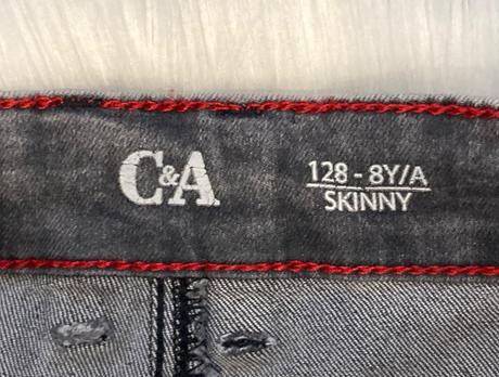 Skinny rifle veľ. 128, c&a,128