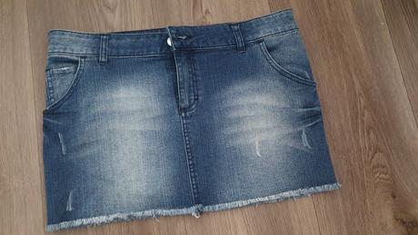 Rifľová mini sukňa, 36