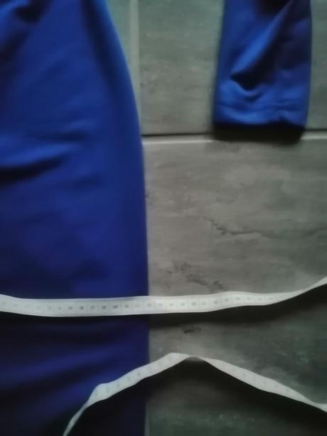 Šaty so zipsom na chrbáte kráľovská modrá, vs-xs, s