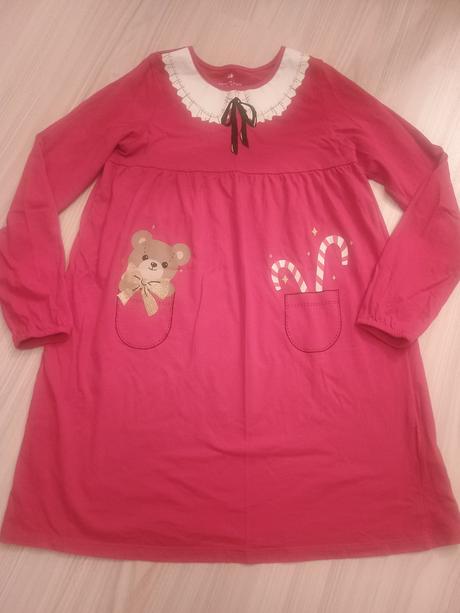 Vianočné šaty 134 top stav, h&m,134