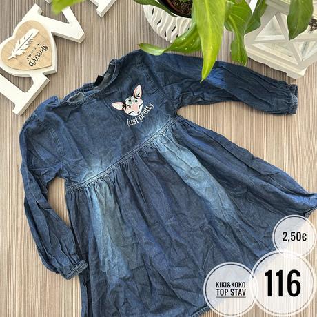 Džínsové šaty, kiki&koko,116