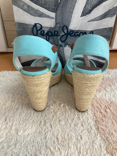 Pepe jeans sandale na platforme, pepe jeans,37