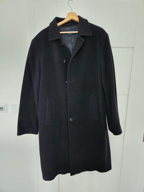 Pánsky vlnený kabát, l