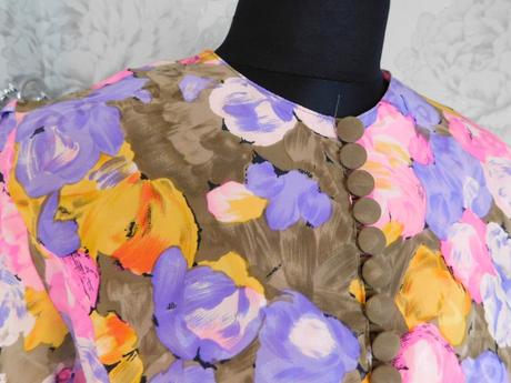 Luxusne vintage hodvabne šaty, 38