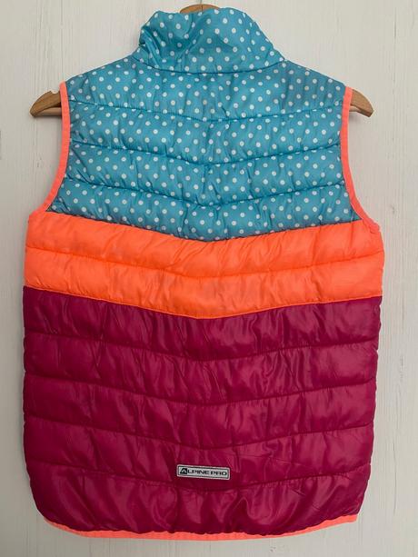 Prešívaná pestrofarebná vesta alpine pro, alpine pro,152