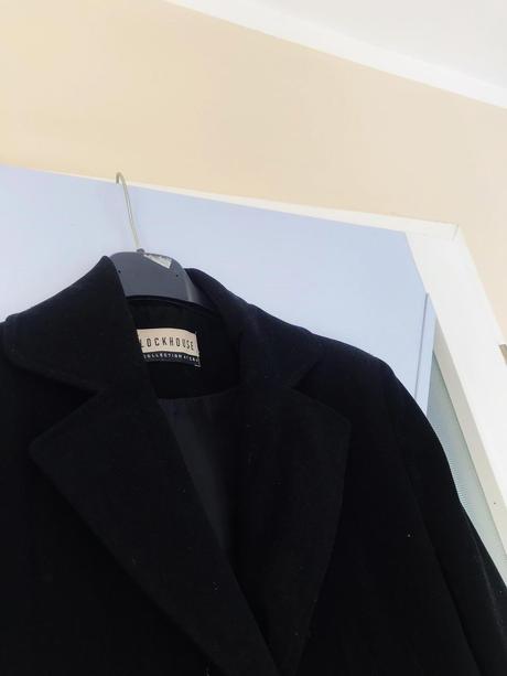 3/4 semišový slim trenčkot, clockhouse,m